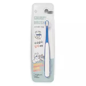 그루비 브러쉬 반려동물 소프트 초극세사모 칫솔 M