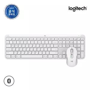 로지텍코리아 공식 시그니처 MK950 콤보 슬림 무선 키보드 마우스 세트 오프화이트