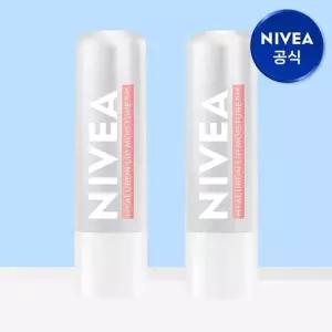 니베아 립케어 히알루론 로제 5.2g 2개