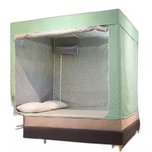 2인용 수면텐트 방한 보온 수면돔 난방 겨울용 암막