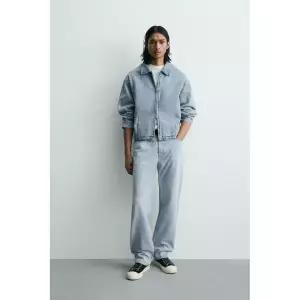ZARA 자라 지퍼 데님 재킷 - 라이트 블루 750751