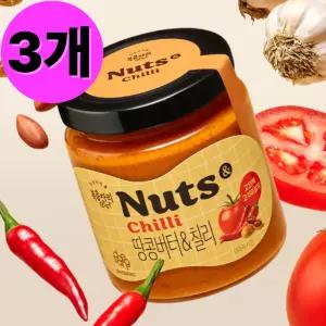복음자리 땅콩버터 칠리 소스 피넛버터 잼 200g X 3개