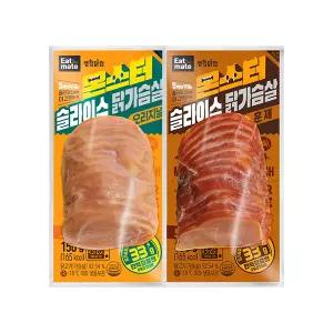 10+10 잇메이트 몬스터 슬라이스 닭가슴살 150g X 20팩 / 냉동 훈제