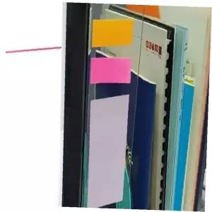 모니터 측면 선반 메모 보드 부착 사무실 책상 수납 정리 노트 문서 거치