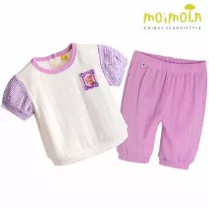 [보리보리/모이몰른]유아 요루 반팔 상하복 세트
