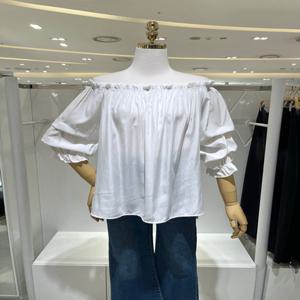 [AK수원점] [밸리걸] 셔링 오프숄더 블라우스 622780