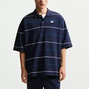 나이키 NIKE 클럽 남성 오버사이즈 스트라이프 폴로 IF0737-451
