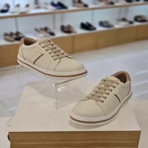 [미소페] by미소페 여성 사이드라인 포인트 밴딩끈 스니커즈(3cm) 112530006-1