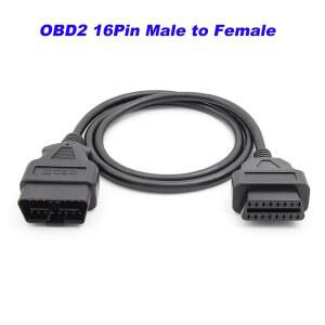 OBD2 16핀 OBDII 케이블 모든 VGATE 스캐너용 연장 KONNWEI 남성 코드 여성 호환 OBD ELM327