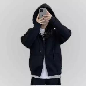 GBB HF770W 여자 빅사이즈 커플 후드 투웨이 기모 오버핏 집업(양털안감) 겨울