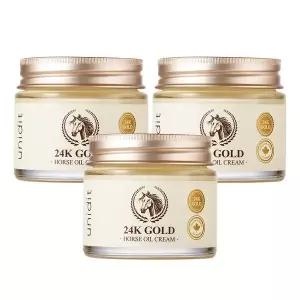뷰티톤업 유니딧 24K 마유 크림 리얼 골든 컴플렉스 보습 탄력 70ml 3개