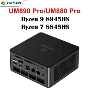 MINISFORUM UM890 UM880 Pro AMD Ryzen 9 8945HS R7 8845HS 미니 PC 게이밍 2*USB4.0 2*DDR5 2*PCIE4.0 윈