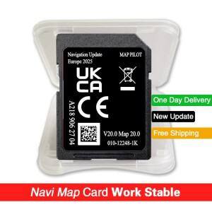 A218 V20 Sat Nav 네비게이션 지도 포인트 업데이트 EU 버전 2025 SD GPS 카드 메르세데스 호환 A B C E M