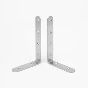 대 철물 코너철 코너브라켓 브라켓 100X150 고정쇠 선반 2p