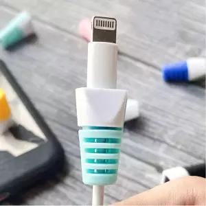 기타휴대폰액세서리 충전기 케이블 보호캡 커버 단선방지 실리콘 USB C타입 8컬러