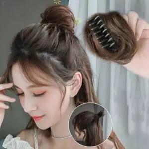여자 올림머리 가발핀 똥머리 부분가발* 가발집게핀 만두머리 집게핀 볼륨 당고머리