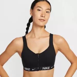 나이키브라탑 EQJ HQ2752-010 인디 하이 서포트 패드 지퍼 프런트 스포츠 브라