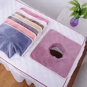 광장 35*35cm 벨벳 두꺼운 스파 마사지 테이블 플랜킹 페이스 타올 베라 쓰홀 침대보 타월
