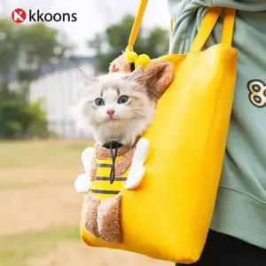 귀여운 펫 산책 이동 외출 가방 고양이 크로스백-WD518C9