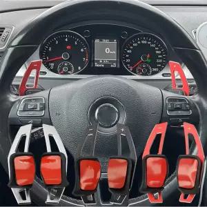 DSG 스티어링 휠 패들 익스텐션 시프트 커버 폭스바겐 골프 5 6 MK6 GTI R 제타 파사트 B6 B7 CC 폴로 샤란