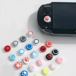 소니 플레이 스테이션 Psvita PS Vita PSV 1000 Fat/2000 슬림 보호 케이스 용 4pcs 실리콘 소프트 엄지