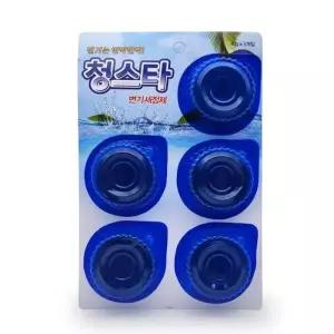 [비케이엠컴퍼니_64]변기클리너 변기청소 세제 물때제거 5p