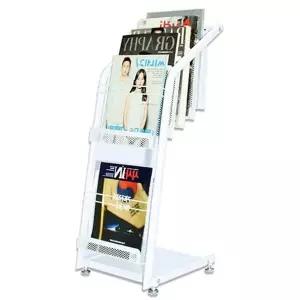 삼화 카다로그 스탠드 잡지 책꽂이 거치대 1열 6단 A4