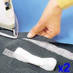 고품질 TBZ 옷수선 핫멜트테이프 헤밍테이프(폭3cm) x2개 밑단수선 기장수선 옷수선 바지밑단수선 WFM39PC