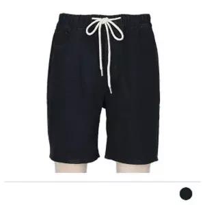 반바지 MP23037 다란 허리밴딩 데님 블랙진 여름