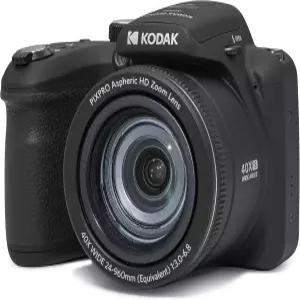 KODAK PIXPRO AZ405-BK 20MP 디지털 카메라 40X 광학 줌 24mm 광각 렌즈 이미지 안정화 1080P 풀 HD 비디오