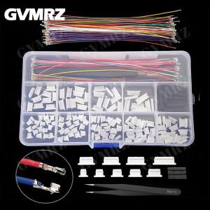 SH1.0MM JST 1mm 케이블 커넥터 키트 수컷 헤더 3P-12P 28AWG 단자 포함 GPS 레이싱 드론 와이어용