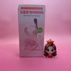 더샘 아이돌 광채 글램 퍼펙션 베이크드 하이라이터 6colors 단품 &&& 브러쉬 기획 PK02 베이비 베리 빔 도