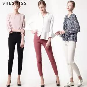 [쉬즈미스][쉬즈미스(SHESMISS)] 메모리 슬림 스트레치 캐주얼 팬츠 (택가격138000원)
