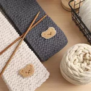 4색 1개 뜨개질세트 목도리 DIY만들기 손패키지손뜨개장갑 만들기 DIY DIY실 실키트 벙어리만들기 질세트