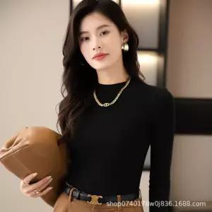 최강보온 낙타모 기모 반목 티셔츠 127-000093 여성긴팔 긴팔 여성 패션 이너 터틀넥 하프 여성옷 여자옷