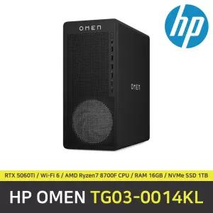 HP OMEN 16L TG03-0014KL 컴퓨터 / RAM 16GB / NVMe SSD 1TB