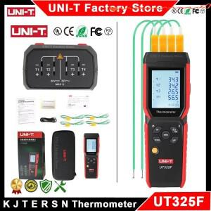 UNI-T UT325F 디지털 온도계 4 채널 데이터 로거 K J T E R S N 유형 열전쌍 테스터 Bluetooth