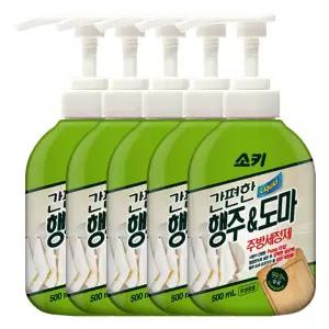 소키 간편한 행주 앤 도마 주방세정제 500ml X 5개 청소 쏘키 크리너 클리너 세제