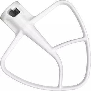 KitchenAid용 K45B 코팅 플랫 비터 4.5-5 Qt 믹서 패들 부착 쿼터 볼 스탠드 맞습니다