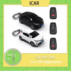 CHR 자동차 스타일링 Toyota Prius Camry Corolla C-HR RAV4 랜드 크루저 Prado 스마트 원격 키 케이스