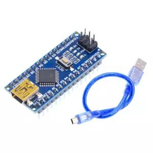 Arduinos NANO V3.0 Atmega328P 미니 USB 케이블 Arduino V3 호환 5V CH340G 드라이브 학습 모듈 개발 보드