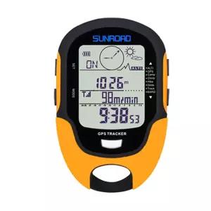 SUNROAD GPS 네비게이션 트래커 스포츠 디지털 시계 군대 시간 달리기 군사 고도계 기압계 나침반 로케이터