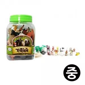 키즈인 가축의세계 (중)모형동물 세트 완구 학습용 교육용 장난감 놀이