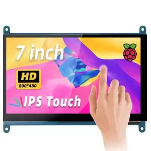 IPistBit 7 인치 IPS TFT LCD 디스플레이 모니터 라스베리 파이 5 4B 3B + AIDA64 용 1024*600 해상도 HDMI