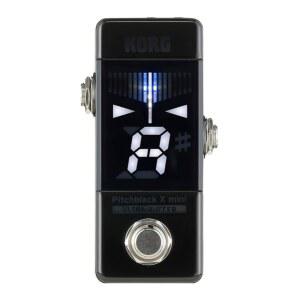 Korg Pitchblack 미니 튜너 기타 PBXMINI 페달 고감도 디스플레이 4가지 크로매틱 모드