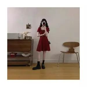 와칸다 여성 여친 원피스 롱 빅사이즈 슬림핏 솔리드 럭셔리 KKE1