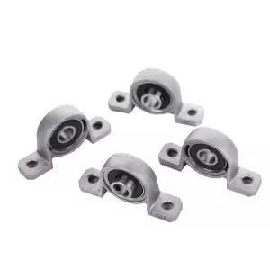Eowpower 4피스 8mm 보어 직경 볼 장착 베개 블록 삽입 베어링