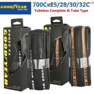 Goodyear Eagle F1 도로 자전거 타이어 튜브리스/튜브 700x25/28/30/32C 접이식 안티 펑크 자갈 사이클링
