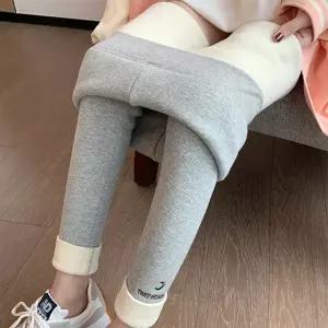 고탄력 골지 융기모 겨울레깅스 혹한기 보온 타이즈