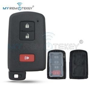 MYREMOTEKEY FCC HYQ14FBA 스마트 키 케이스 2버튼 패닉 포함 토요타 프리우스 C 타코마  PN 89904-52290